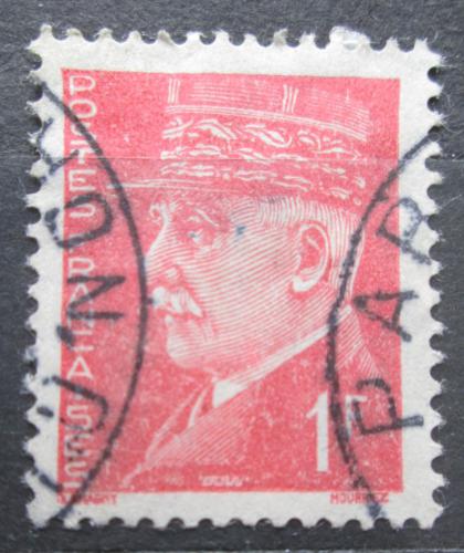 Poštová známka Francúzsko 1941 Maršál Philippe Pétain Mi# 521