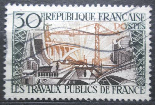 Poštová známka Francúzsko 1957 Stavebnictví Mi# 1142