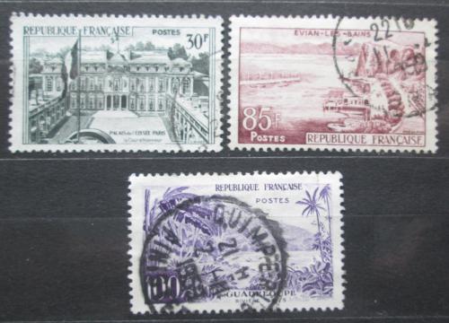 Poštová známka Francúzsko 1959 Turistické zaujímavosti Mi# 1232-34