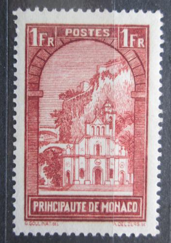 Poštová známka Monako 1933 Kostel Sainte-Dévote Mi# 127 Kat 45€