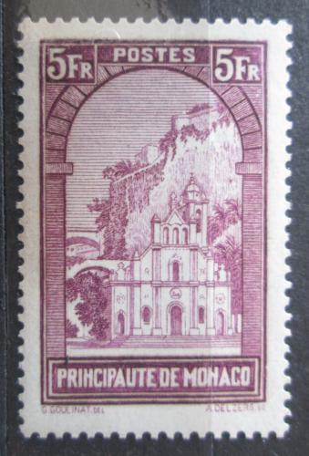 Poštová známka Monako 1933 Kostel Sainte-Dévote Mi# 134 Kat 50€