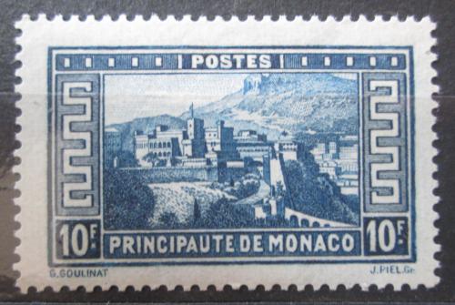 Poštová známka Monako 1933 Knížecí palác RARITA Mi# 135 Kat 200€