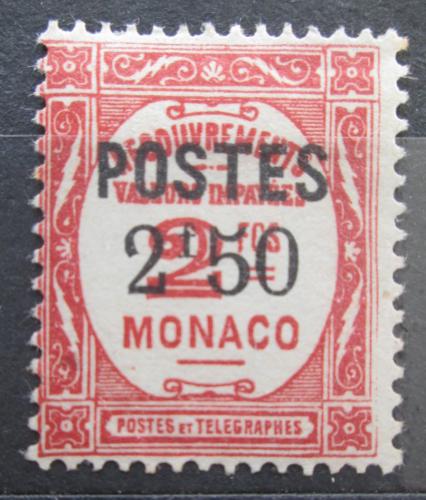 Poštová známka Monako 1938 Doplatná pretlaè Mi# 162 Kat 50€
