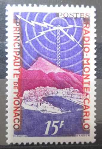 Poštová známka Monako 1951 Rádio Monte Carlo Mi# 449 Kat 5€