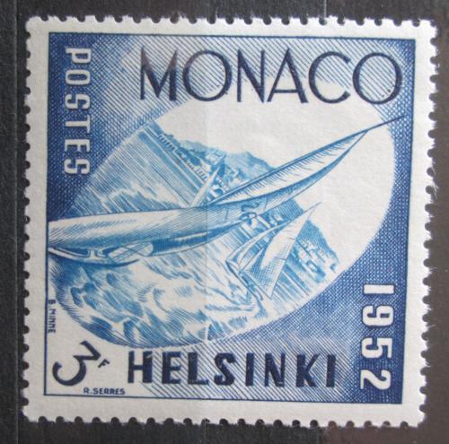 Poštová známka Monako 1952 LOH Helsinki, jachting Mi# 460