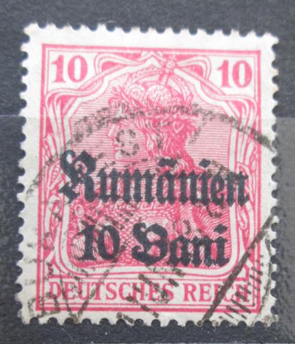 Poštová známka Rumunsko 1918 Germania pretlaè Mi# 9