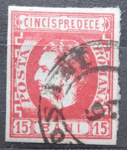 Poštová známka Rumunsko 1869 Kníže Karel I. Mi# 23 y Kat 40€