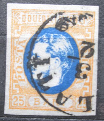 Poštová známka Rumunsko 1869 Kníže Karel I. Mi# 24 Kat 30€