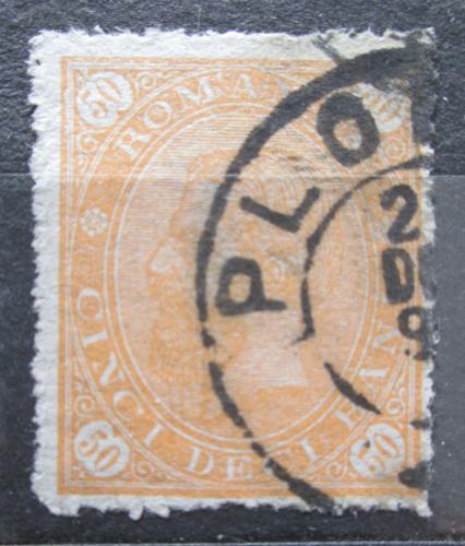 Poštová známka Rumunsko 1890 Krá¾ Karel I. Mi# 82 Kat 40€