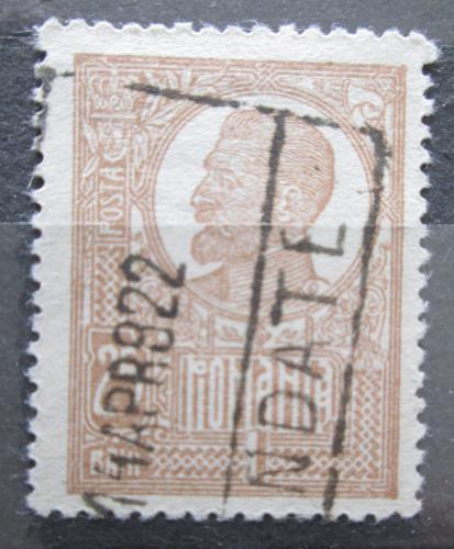 Poštová známka Rumunsko 1921 Krá¾ Karel I. Mi# 267