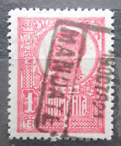 Poštová známka Rumunsko 1921 Krá¾ Karel I. Mi# 260