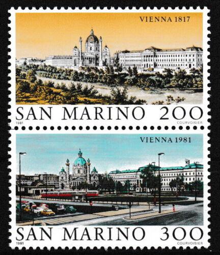 Poštové známky San Marino 1981 Viedeò Mi# 1227-28