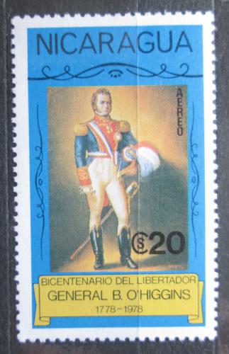 Poštová známka Nikaragua 1979 Generál Bernardo O’Higgins Mi# 2073 Kat 5€