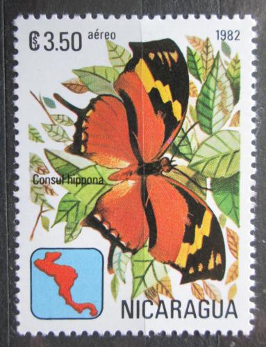 Poštová známka Nikaragua 1982 Motýl, Consul hippona Mi# 2259