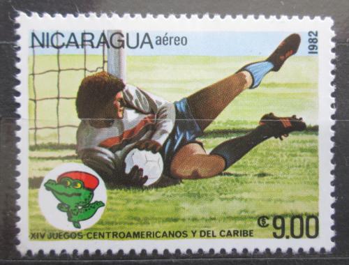 Poštová známka Nikaragua 1982 Futbal Mi# 2278
