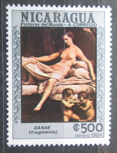 Poštová známka Nikaragua 1984 Umenie, Correggio Mi# 2509