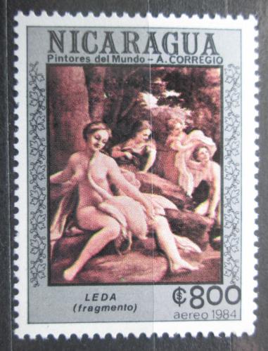 Poštová známka Nikaragua 1984 Umenie, Correggio Mi# 2510
