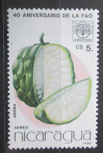 Poštová známka Nikaragua 1986 Anona Mi# 2691