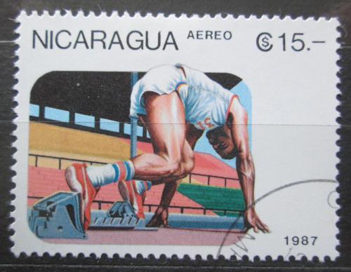 Poštová známka Nikaragua 1987 Bìh Mi# 2809