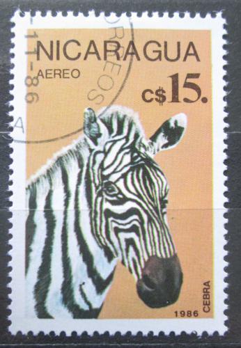 Poštová známka Nikaragua 1986 Zebra Mi# 2712