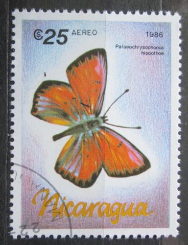 Poštová známka Nikaragua 1986 Motýl, Palaeochrysophonus hippothoe Mi# 2722