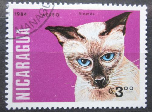 Poštová známka Nikaragua 1984 Maèka Mi# 2487