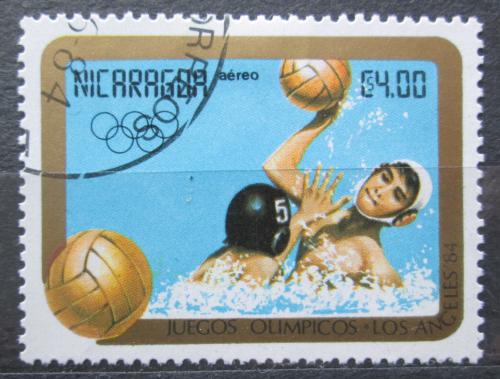 Poštová známka Nikaragua 1984 LOH Los Angeles, vodní pólo Mi# 2527