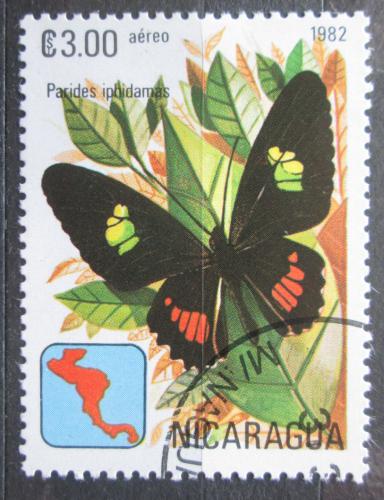 Poštová známka Nikaragua 1982 Motýl, Parides iphidamas Mi# 2258