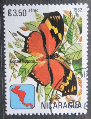 Poštová známka Nikaragua 1982 Motýl, Consul hippona Mi# 2259