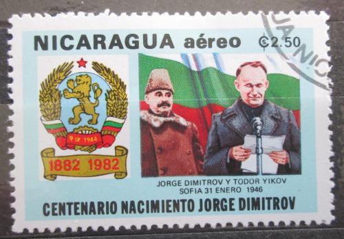 Poštová známka Nikaragua 1982 Georgi Dimitrov Mi# 2301