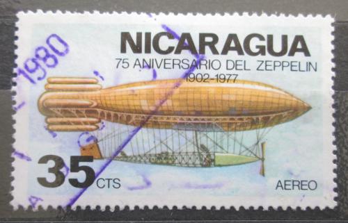 Poštová známka Nikaragua 1977 Vzducholoï Ville de Paris Mi# 1981