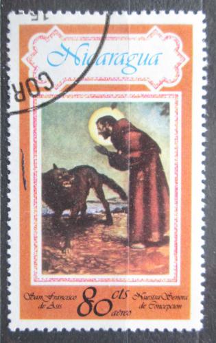 Poštová známka Nikaragua 1978 František z Assisi Mi# 2024