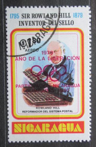 Poštová známka Nikaragua 1980 Rowland Hill pretlaè Mi# 2088 a Kat 5€
