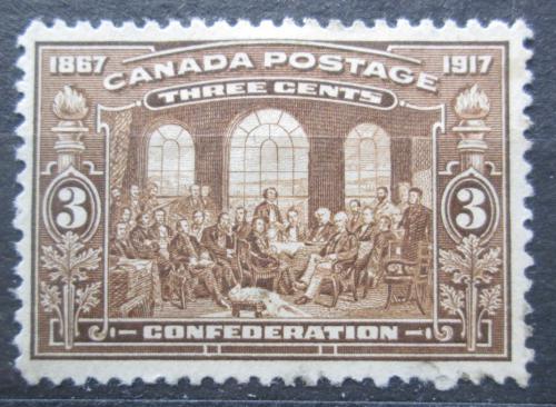 Potov znmka Kanada 1917 Vznik konfederace, 50. vroie Mi# 104 Kat 30 - zvi obrzok