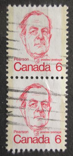Poštové známky Kanada 1973 Lester B. Pearson pár Mi# 539
