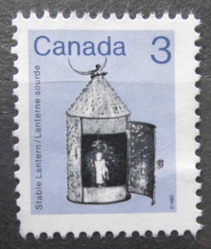 Poštová známka Kanada 1982 Stájová lampa Mi# 855