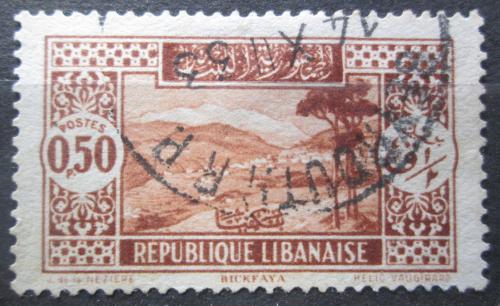 Poštová známka Libanon 1930 Bikfaiya Mi# 168