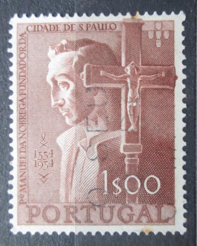 Poštová známka Portugalsko 1954 Manuel da Nobrega, misionáø Mi# 831