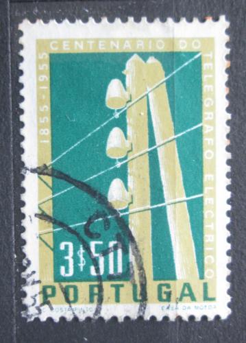 Poštová známka Portugalsko 1955 Telegraf Mi# 846 Kat 3.50€