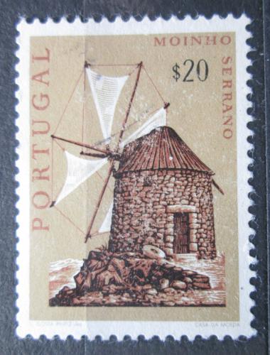 Poštová známka Portugalsko 1971 Vìtrný mlýn Mi# 1121