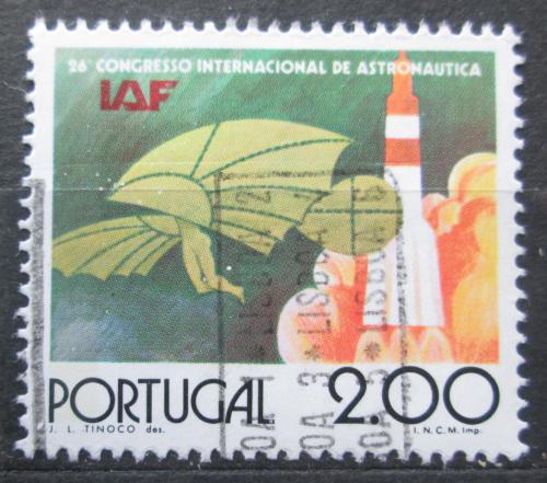 Poštová známka Portugalsko 1975 Start rakety Mi# 1291