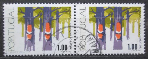 Poštové známky Portugalsko 1976 Tìžba pryskyøice pár Mi# 1353