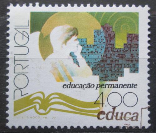 Poštová známka Portugalsko 1977 Další vzdìlávání Mi# 1366