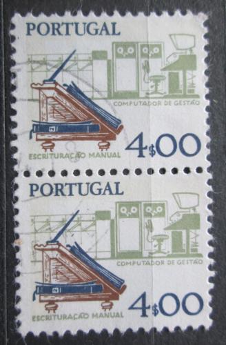 Poštové známky Portugalsko 1978 Psací pult pár Mi# 1388