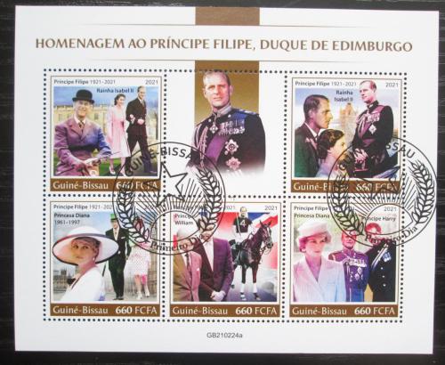 Poštové známky Guinea-Bissau 2021 Princ Filip Mi# N/N