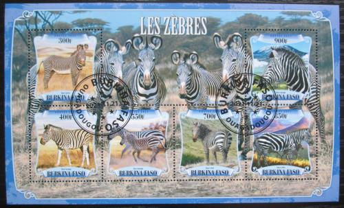 Poštové známky Burkina Faso 2021 Zebry Mi# Mi# N/N