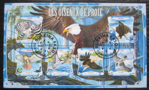 Poštové známky Burkina Faso 2021 Dravci Mi# Mi# N/N