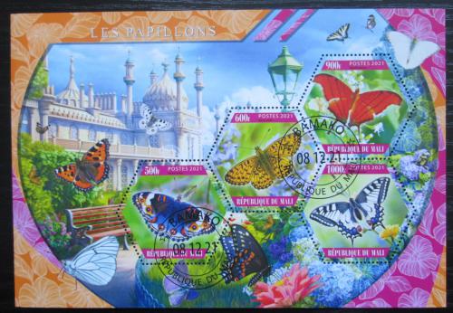 Poštové známky Mali 2021 Motýle Mi# Mi# N/N