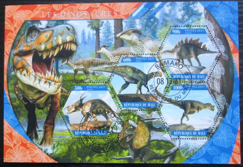 Poštové známky Mali 2021 Dinosaury Mi# Mi# N/N
