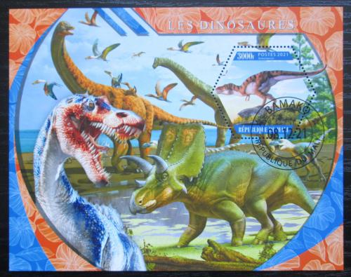 Poštová známka Mali 2021 Dinosaury Mi# Mi# N/N